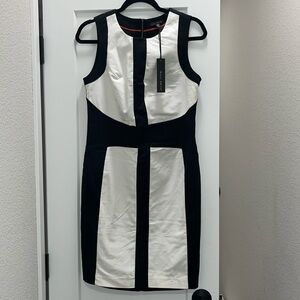 Willi Smith Black and White Dress